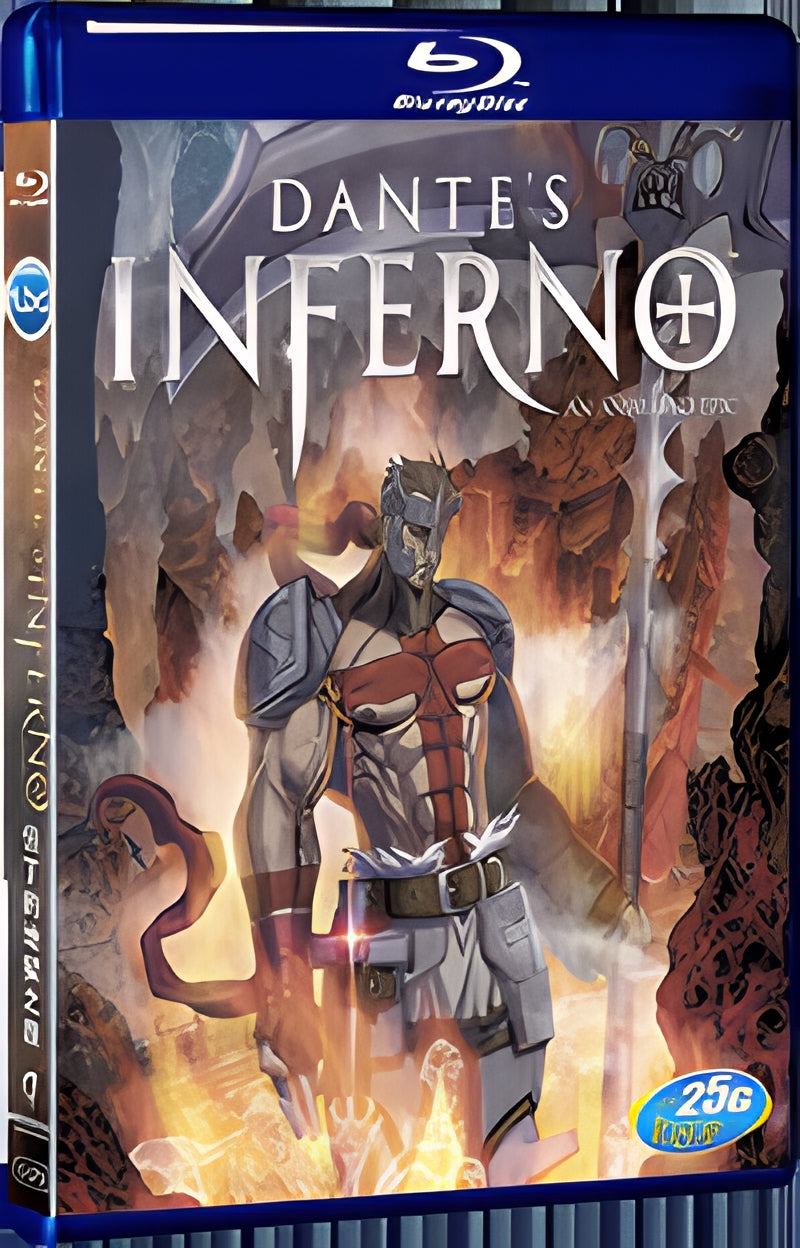 2010 Dantes Inferno Animated 1080P for Gift 1-Disc All RegionPlay Seal Box Blu-ray