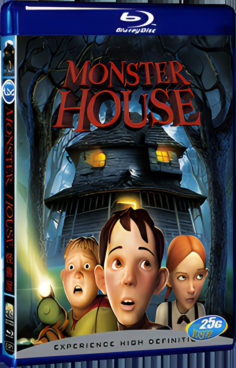 2006 MONSTER HOUSE 1080P for Gift 1-Disc All RegionPlay Seal Box Blu-ray
