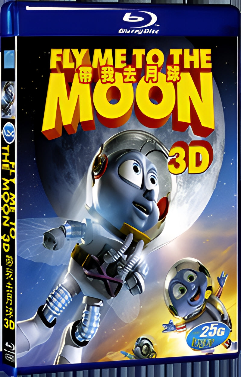 2008 Fly Me to the Moon 1080P for Gift 1-Disc All RegionPlay Seal Box Blu-ray