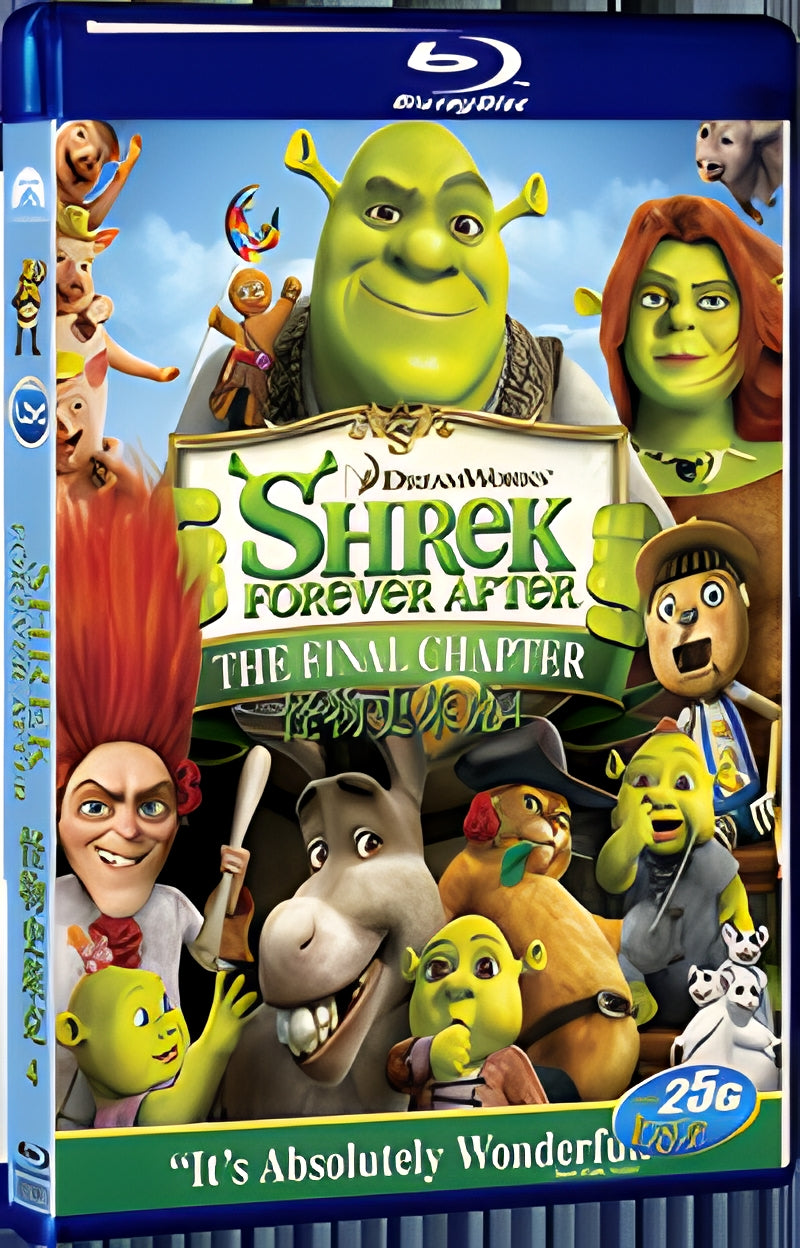 2010 Shrek Forever After 1080P for Gift 1-Disc All RegionPlay Seal Box Blu-ray