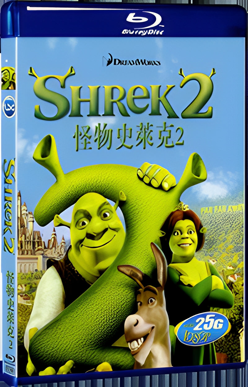 2004 Shrek 2 1080P for Gift 1-Disc All RegionPlay Seal Box Blu-ray