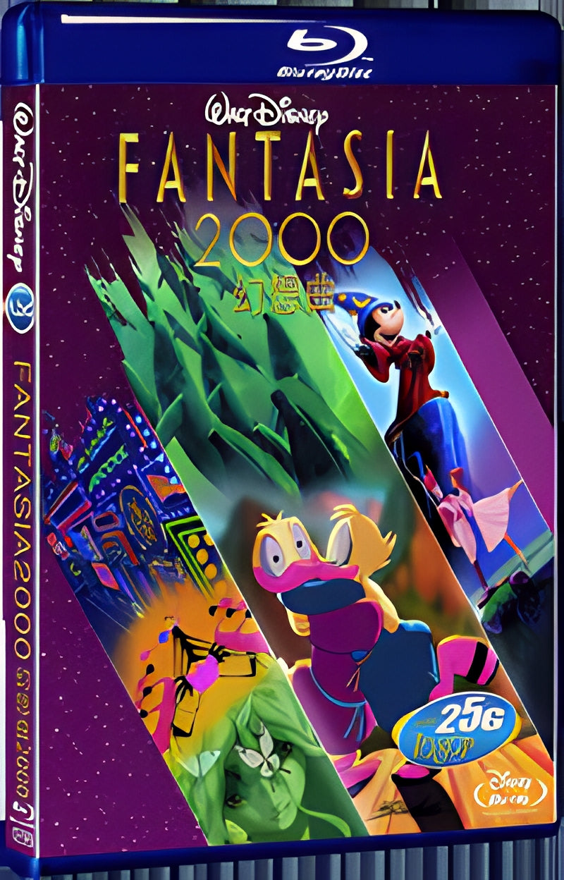 1940 Fantasia/2000 1080P for Gift 1-Disc All RegionPlay Seal Box Blu-ray