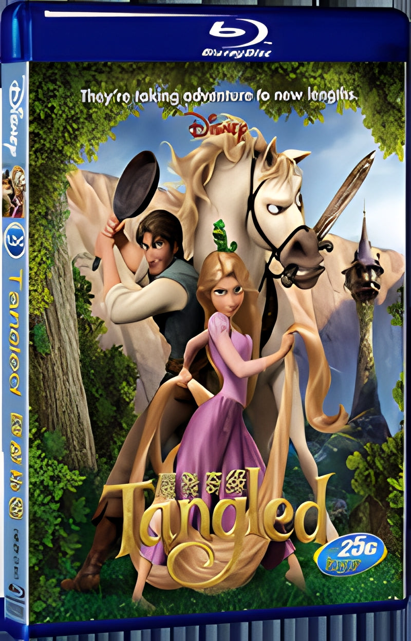 2010 Tangled 1080P for Gift 1-Disc All RegionPlay Seal Box Blu-ray