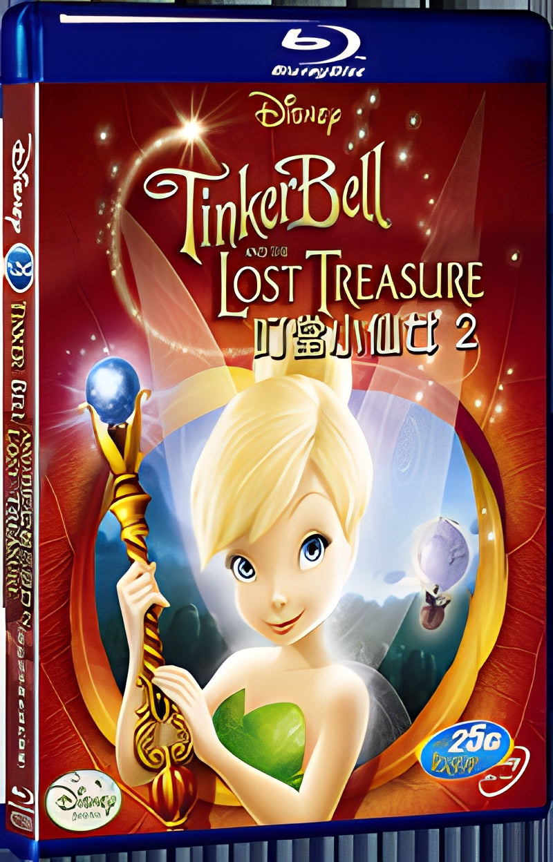 2009 Tinker Bell And The Lost Treasure 1080P for Gift 1-Disc All RegionPlay Seal Box Blu-ray