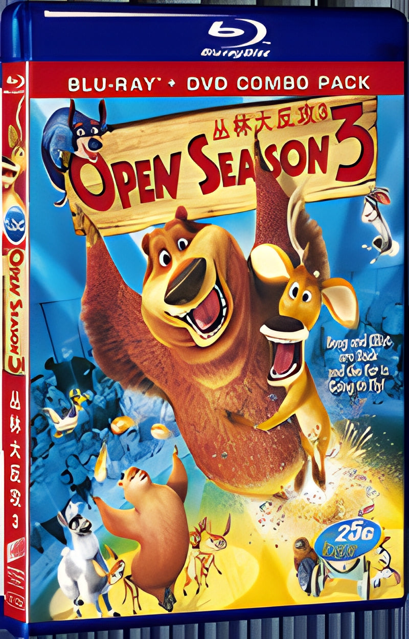 2010 3 Open Season 3 1080P for Gift 1-Disc All RegionPlay Seal Box Blu-ray