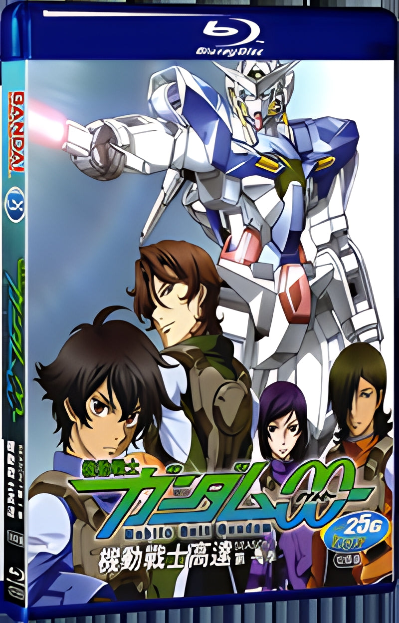 2009 MS Gundam00 机动戦士ガンダム 第一季 1080P for Gift 2-Disc All RegionPlay Seal Box Blu-ray