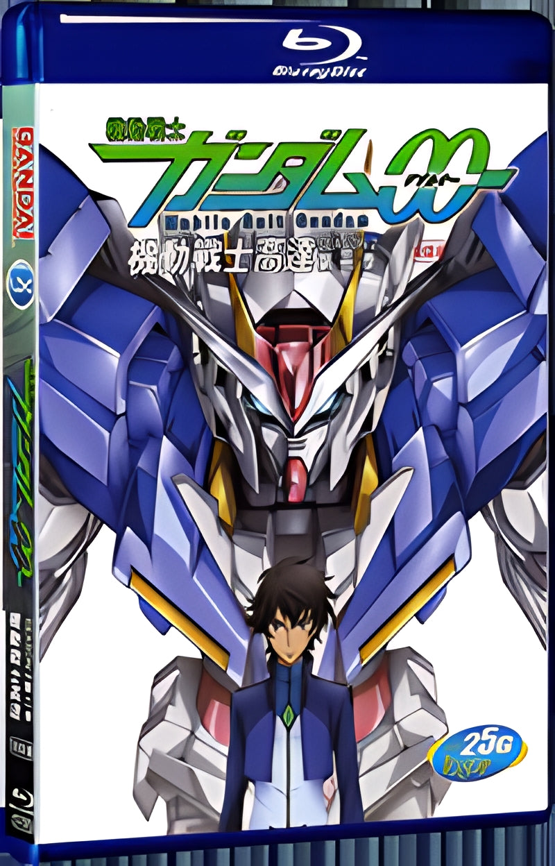 2008 MS Gundam00 机动戦士ガンダム 1080P for Gift 2-Disc All RegionPlay Seal Box Blu-ray