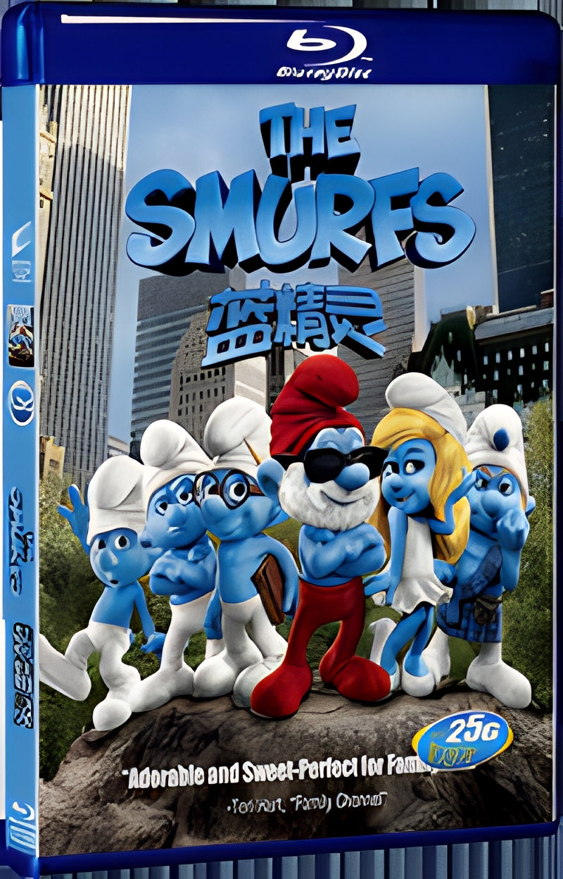 2011 The Smurfs 1080P for Gift 1-Disc All RegionPlay Seal Box Blu-ray