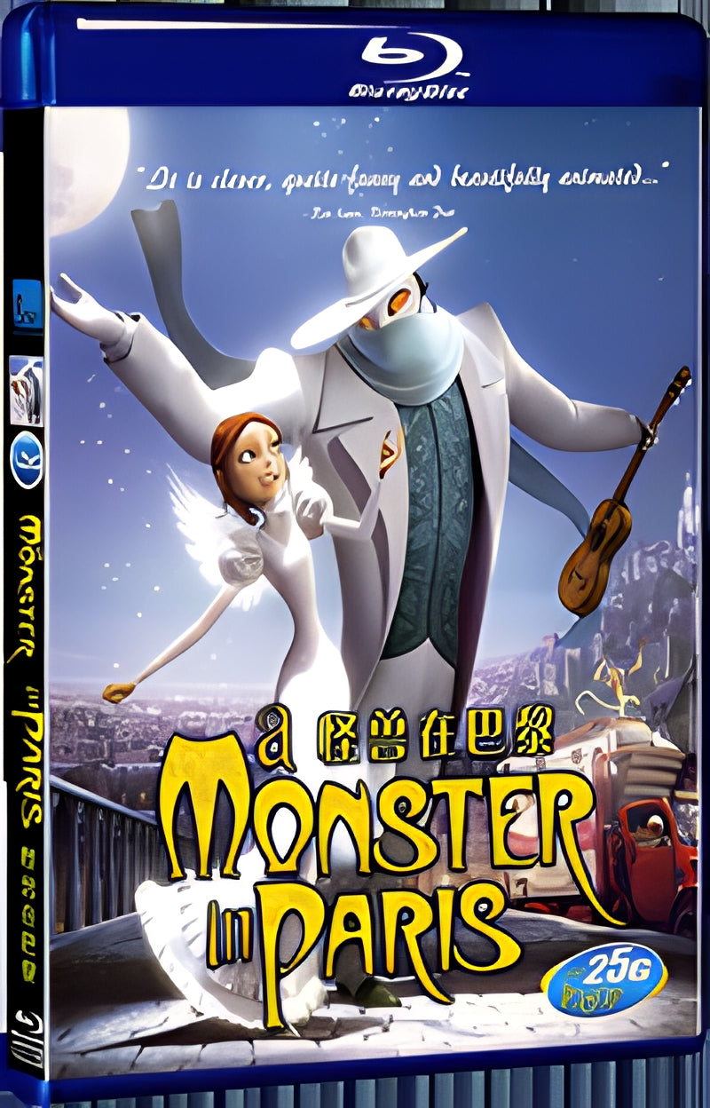 2011 A Monster in Paris 1080P for Gift 1-Disc All RegionPlay Seal Box Blu-ray