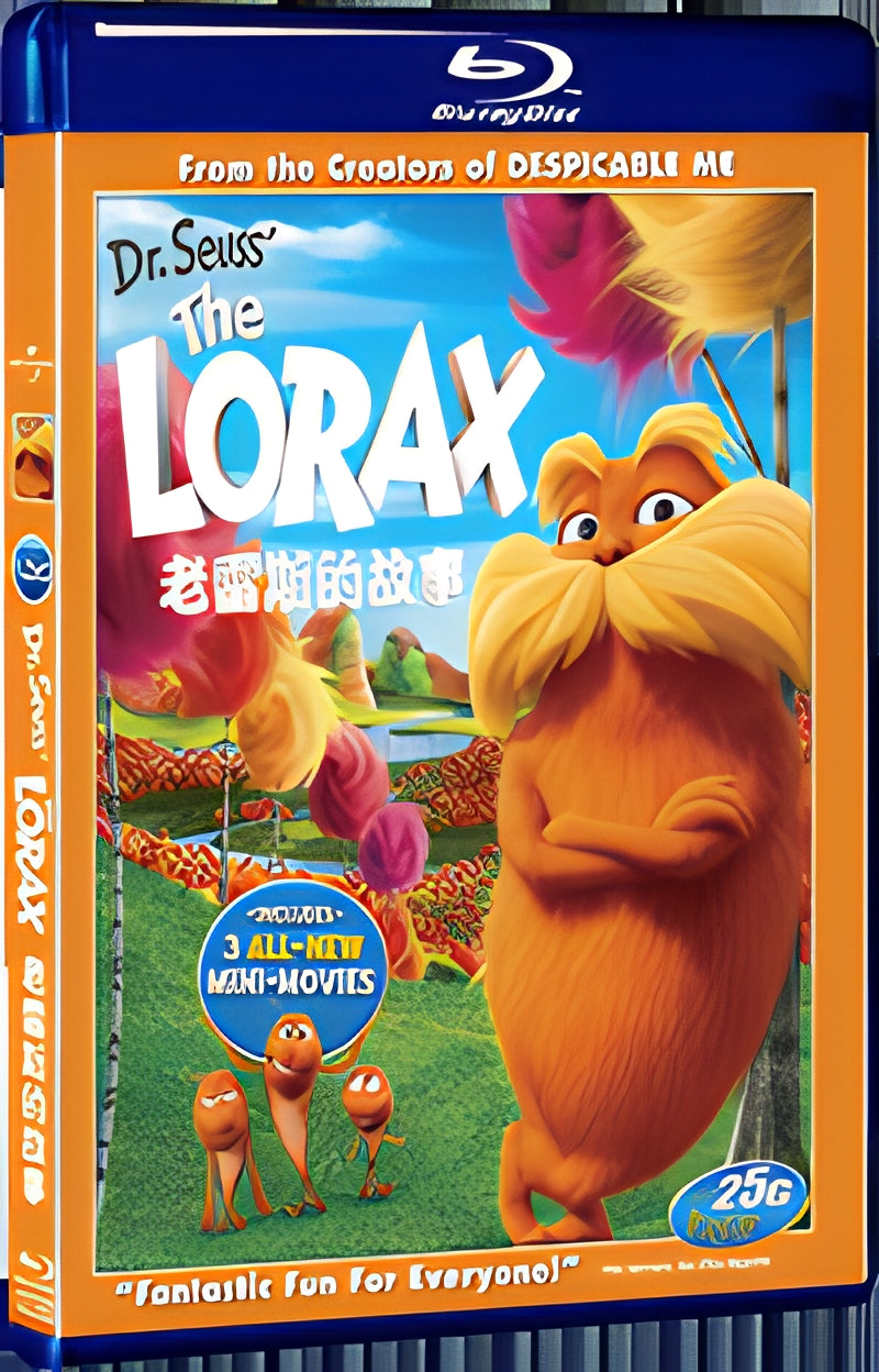 2012 Dr. Seuss' The Lorax 1080P for Gift 1-Disc All RegionPlay Seal Box Blu-ray