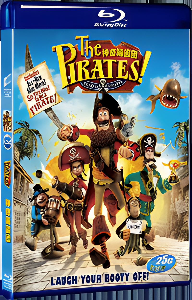 2012 The Pirates! In an Adventure With 1080P for Gift 1-Disc All RegionPlay Seal Box Blu-ray