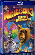 2012 Madagascar 3: Europe's Most Wanted 1080P for Gift 1-Disc All RegionPlay Seal Box Blu-ray