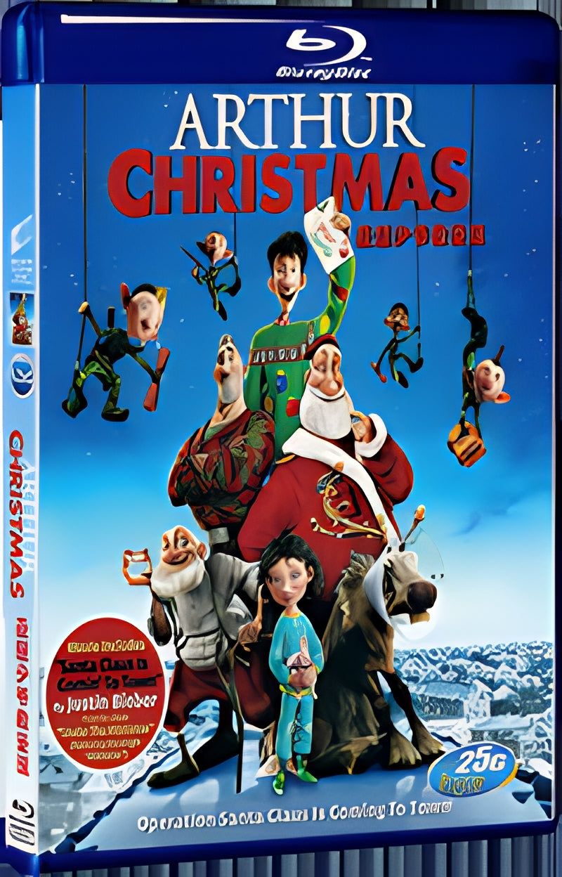 2011 Arthur Christmas 1080P for Gift 1-Disc All RegionPlay Seal Box Blu-ray