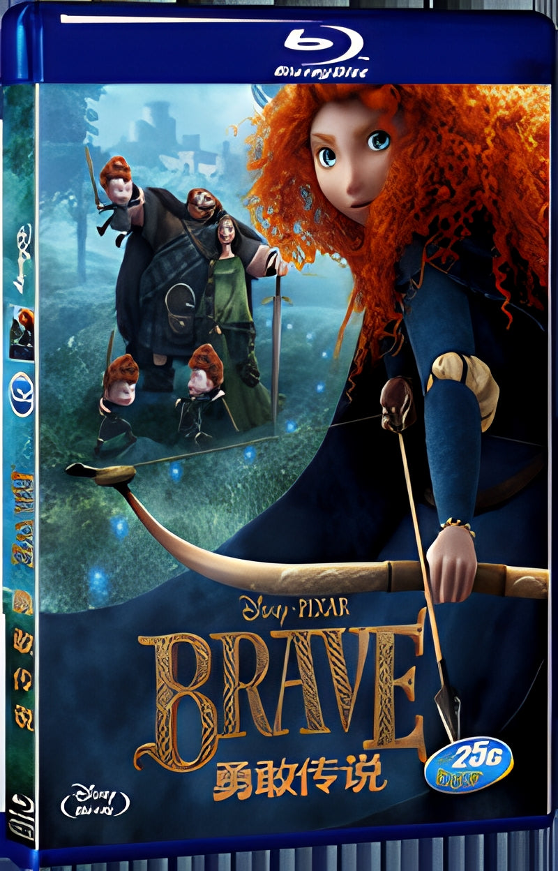 2012 Brave Bear and the Bow 1080P for Gift 1-Disc All RegionPlay Seal Box Blu-ray