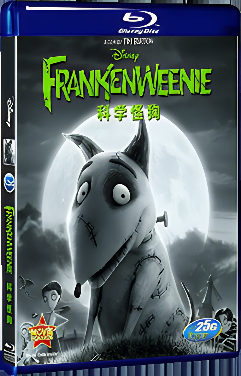 2012 Frankenweenie 1080P for Gift 1-Disc All RegionPlay Seal Box Blu-ray