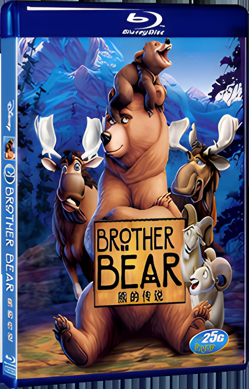 2003 Brother Bear 1080P for Gift 1-Disc All RegionPlay Seal Box Blu-ray