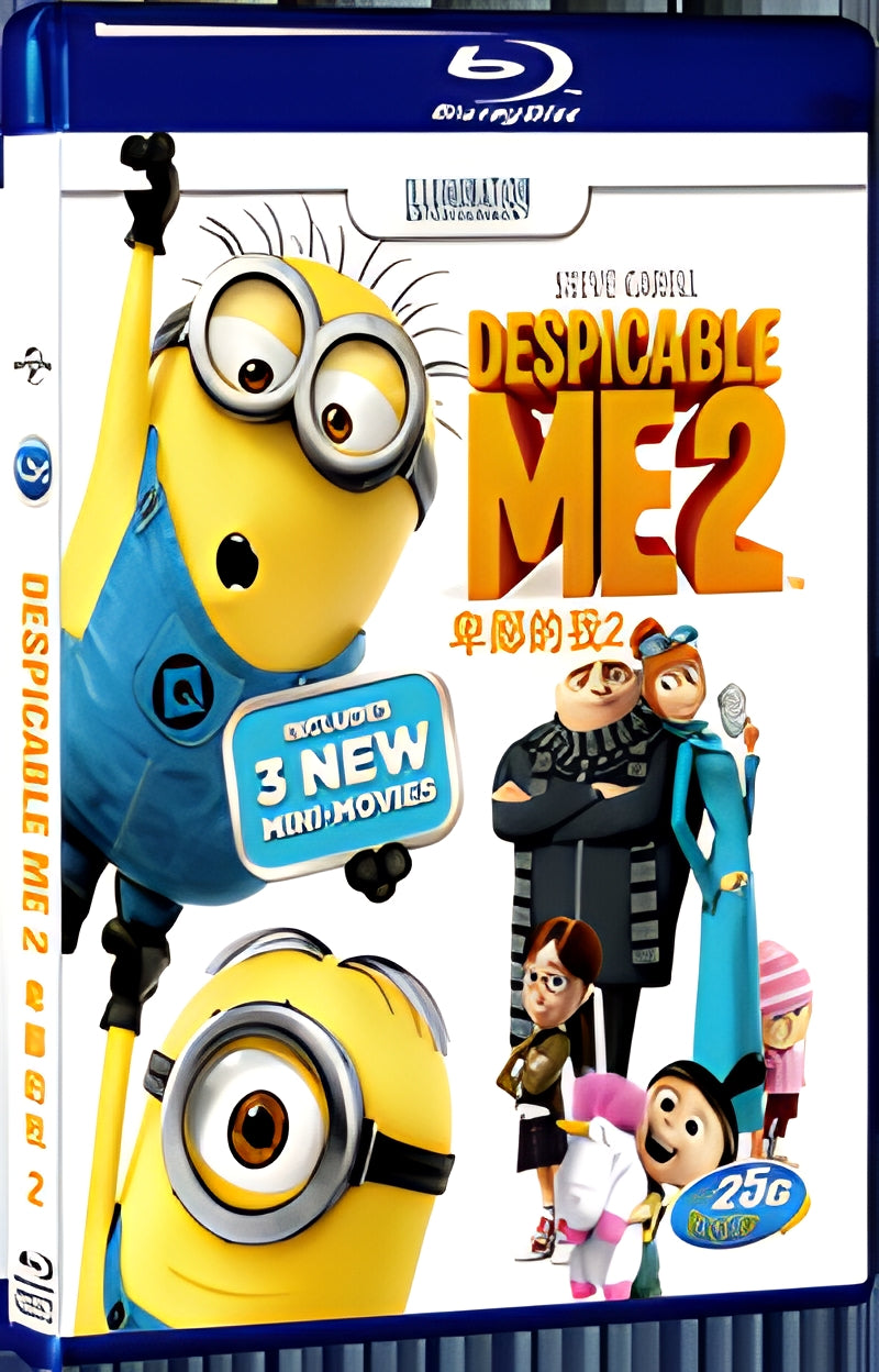 2013 Despicable Me 2 1080P for Gift 1-Disc All RegionPlay Seal Box Blu-ray