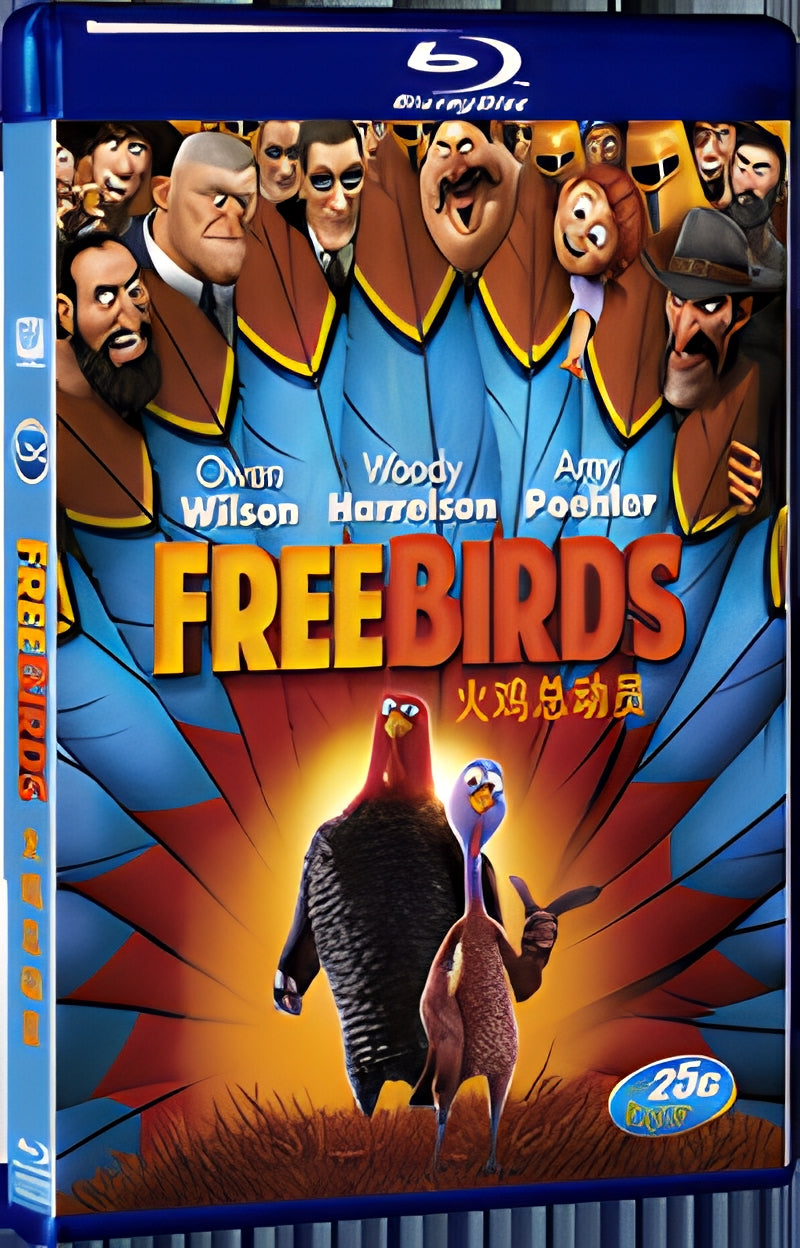2013 Free Birds/Turkeys 1080P for Gift 1-Disc All RegionPlay Seal Box Blu-ray