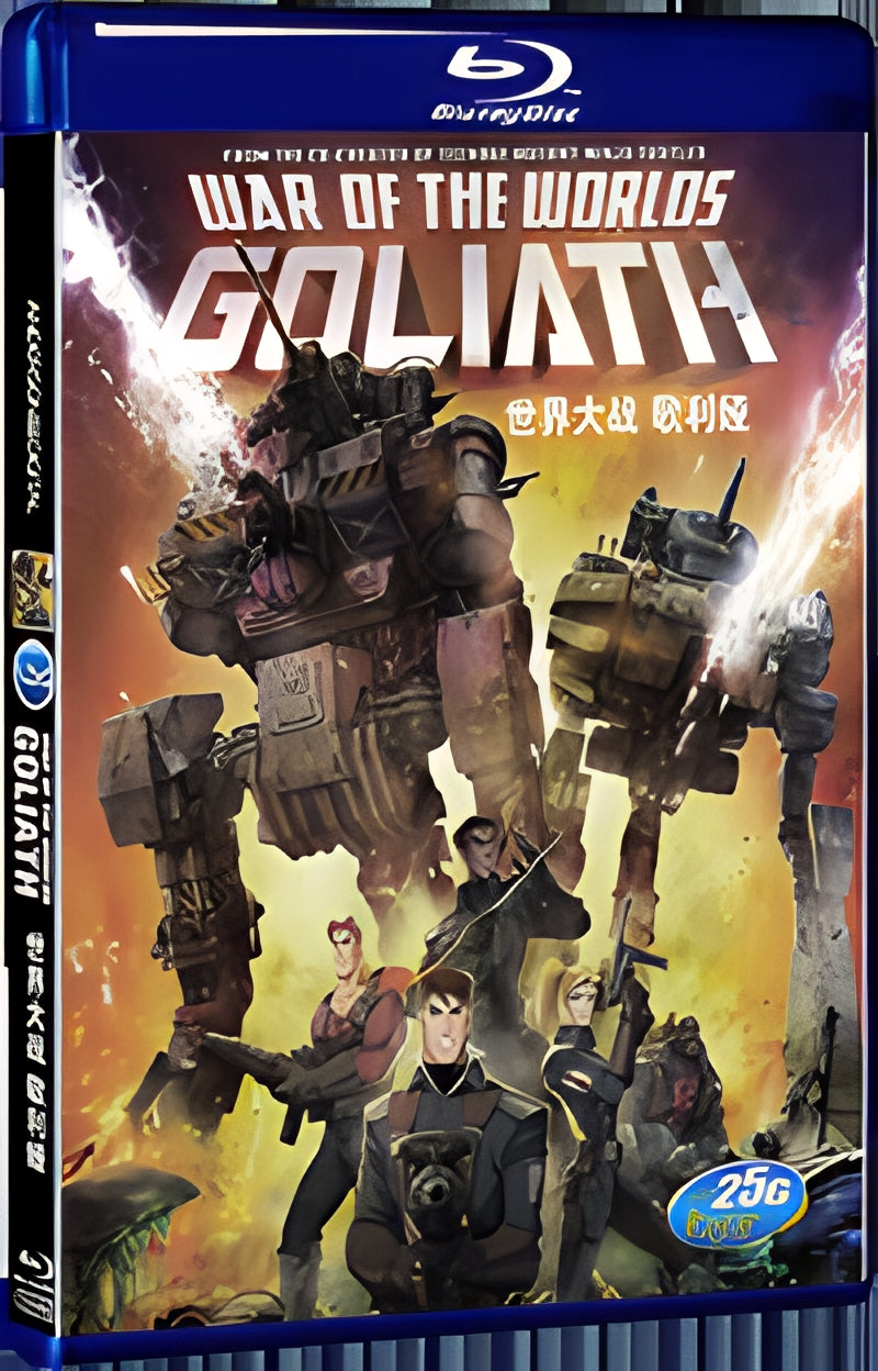 2012 War of the Worlds: Goliath 1080P for Gift 1-Disc All RegionPlay Seal Box Blu-ray