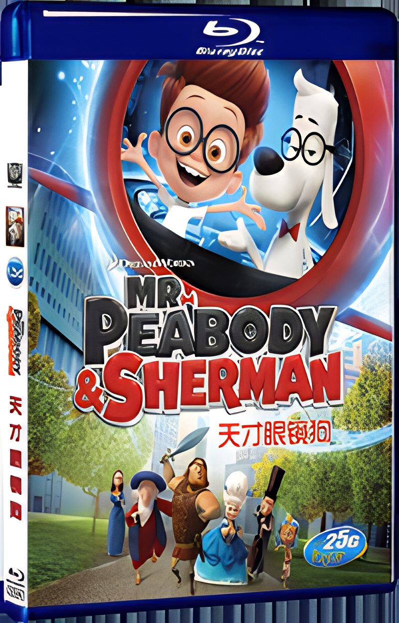 2014 Mr. Peabody & Sherman (2014) 1080P for Gift 1-Disc All RegionPlay Seal Box Blu-ray