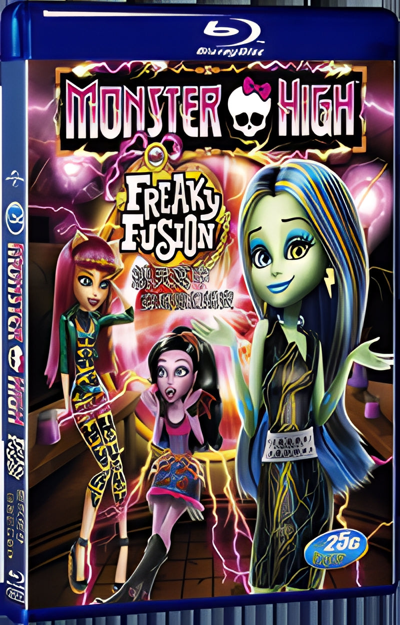 2014 Monster High : Freaky Fusion(2014) 1080P for Gift 1-Disc All RegionPlay Seal Box Blu-ray
