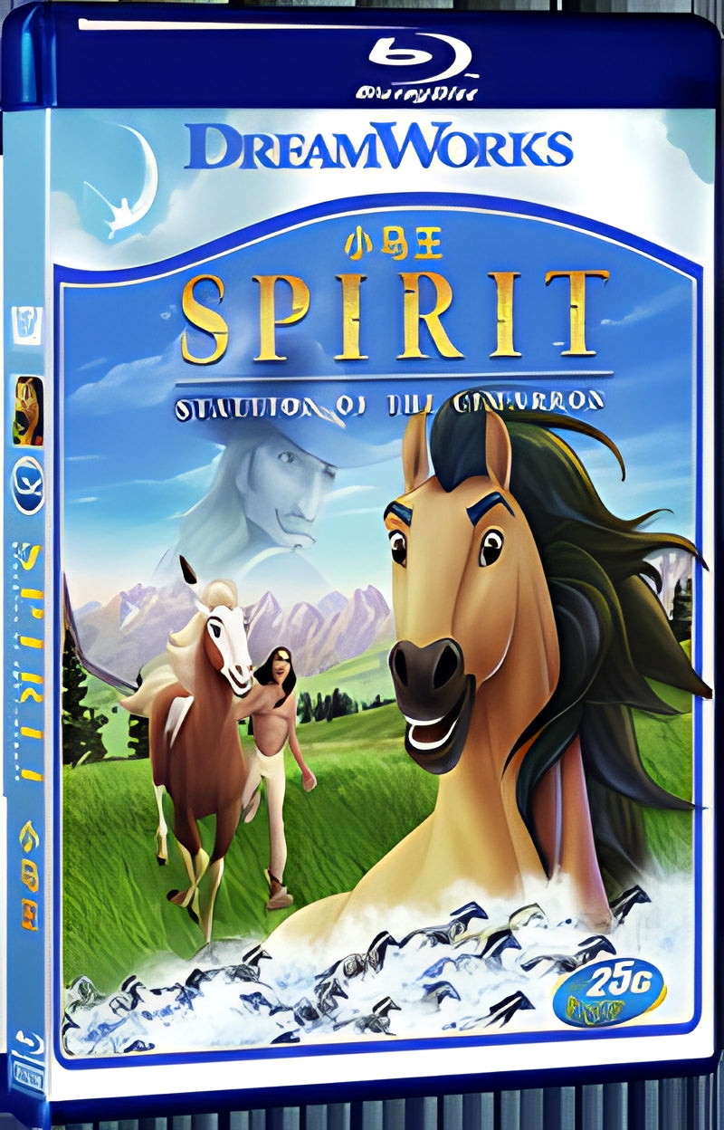 2002 Spirit: Stallion of the Cimarron (2002) 1080P for Gift 1-Disc All RegionPlay Seal Box Blu-ray