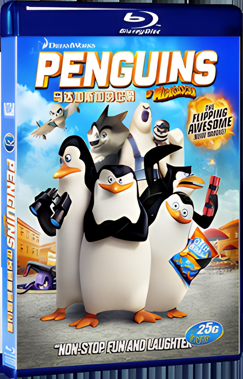 2014 Penguins of Madagascar (2014) 1080P for Gift 1-Disc All RegionPlay Seal Box Blu-ray