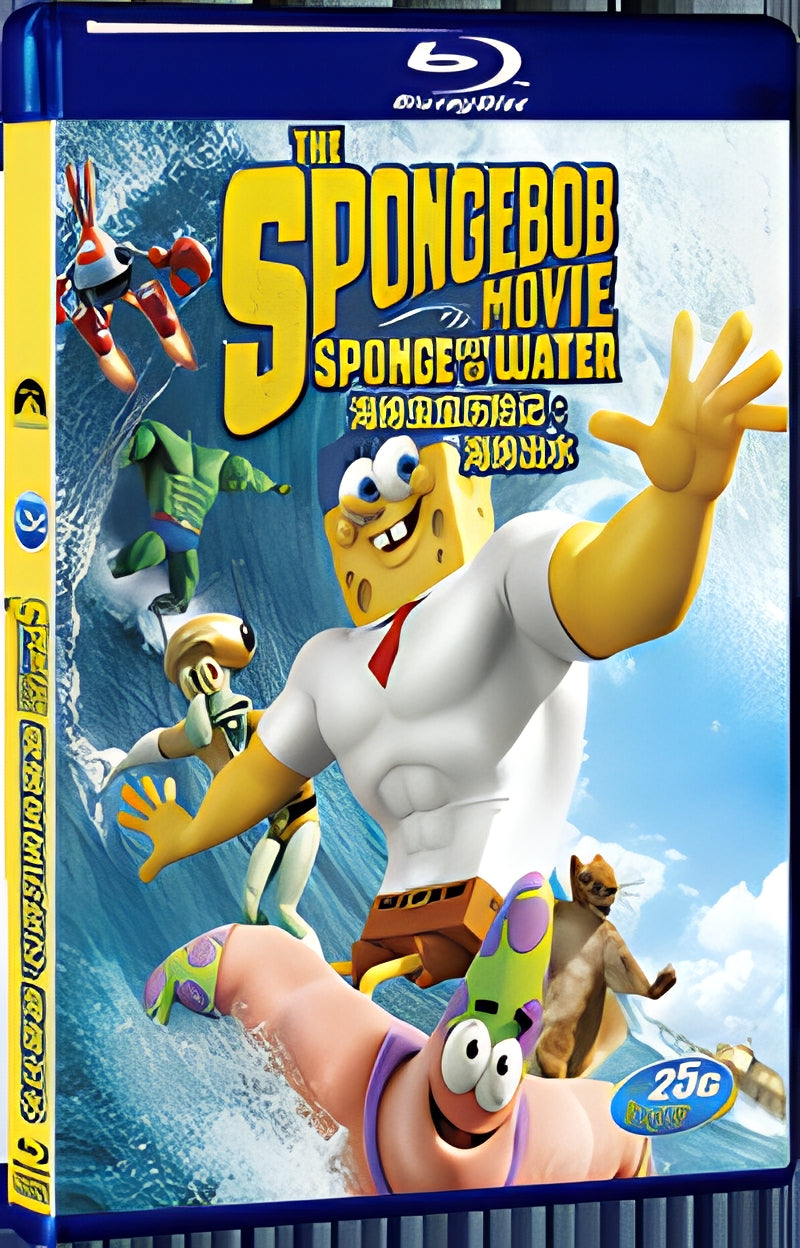 2015 he SpongeBob for Gift: Sponge Out of Water(2015) 1080P for Gift 1-Disc All RegionPlay Seal Box Blu-ray
