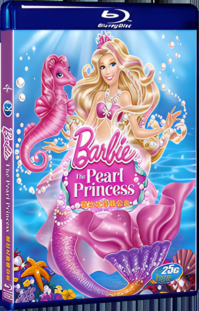 2014 Barbie: The Pearl Princess (2014) 1080P for Gift 1-Disc All RegionPlay Seal Box Blu-ray