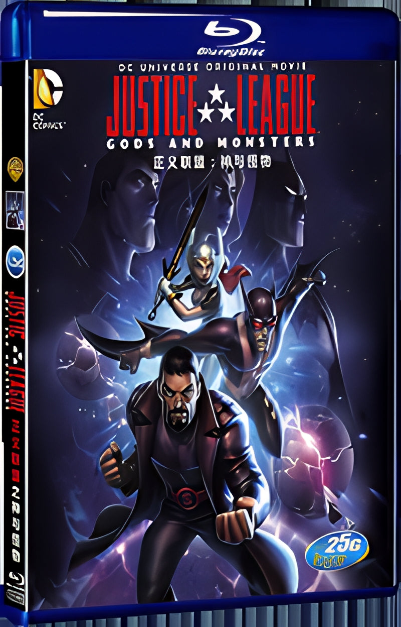2015 Justice League: Gods and Monsters (2015) 1080P for Gift 1-Disc All RegionPlay Seal Box Blu-ray