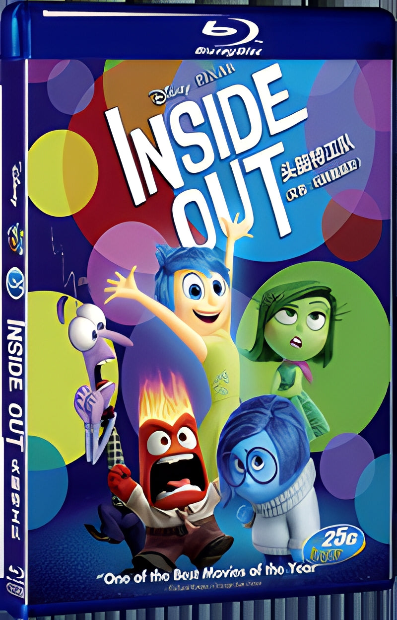 2015 Inside Out(2015) 1080P for Gift 1-Disc All RegionPlay Seal Box Blu-ray