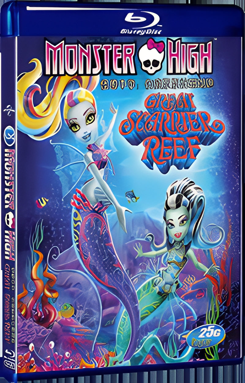 2016 Monster High: The Great Scarrier Reef (2016) 1080P for Gift 1-Disc All RegionPlay Seal Box Blu-ray