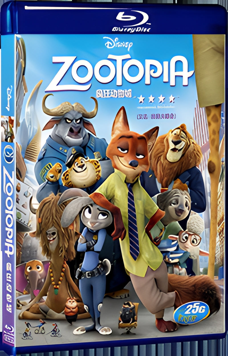 2016 Zootopia (2016) 1080P for Gift 1-Disc All RegionPlay Seal Box Blu-ray