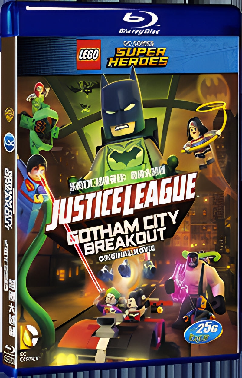 2016 Lego DC Comics Superheroes: Justice League - Gotham City Breakout (2016) 1080P for Gift 1-Disc All RegionPlay Seal Box Blu-ray
