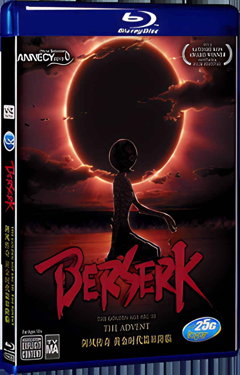 2013 Berserk: The Golden Age Arc 3 - Descent(2013) 1080P for Gift 1-Disc All RegionPlay Seal Box Blu-ray