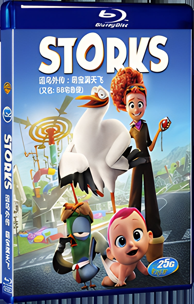 2016 Storks (2016) 1080P for Gift 1-Disc All RegionPlay Seal Box Blu-ray