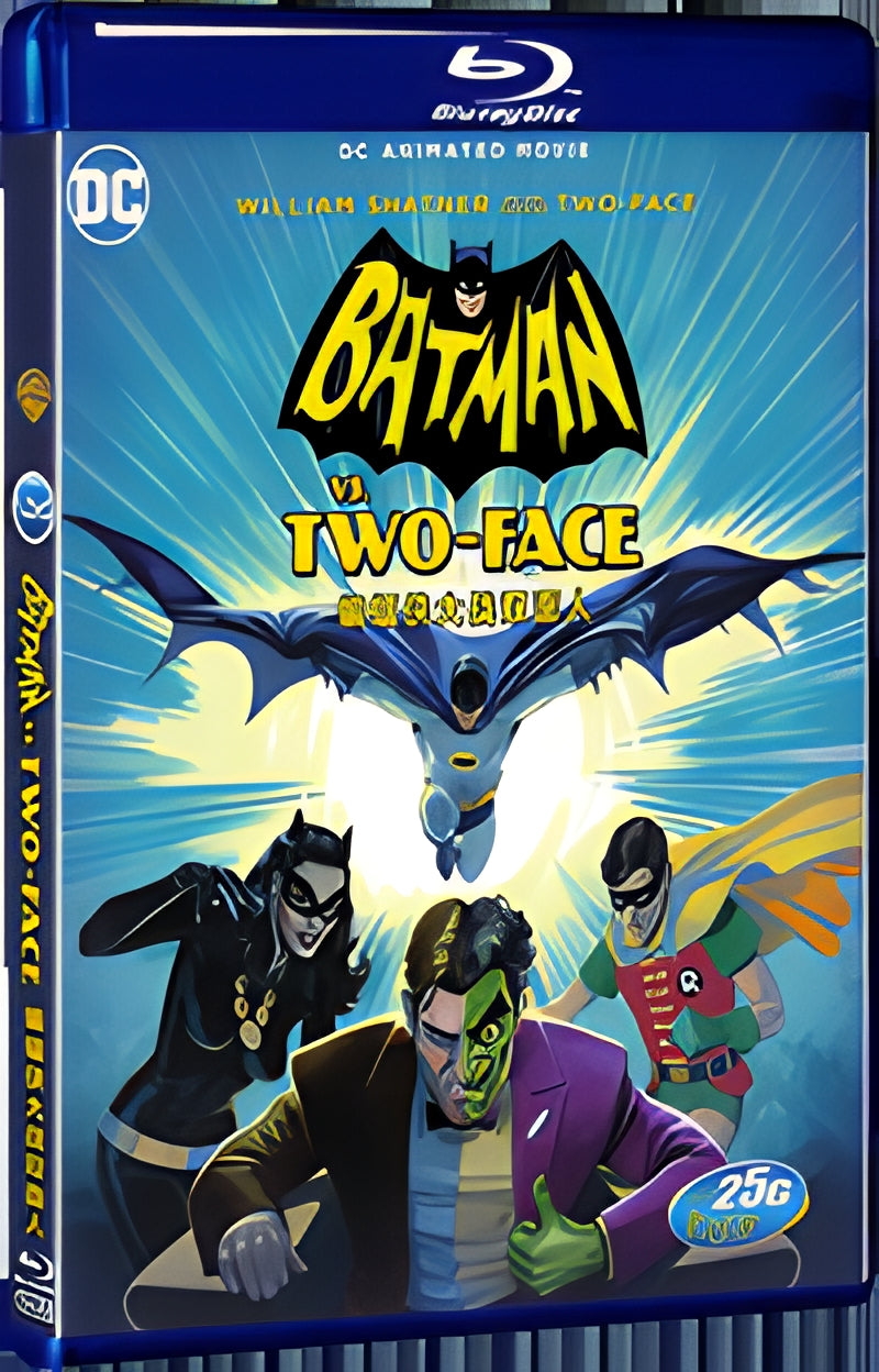 2017 Batman Vs. Two-Face (2017) 1080P for Gift 1-Disc All RegionPlay Seal Box Blu-ray