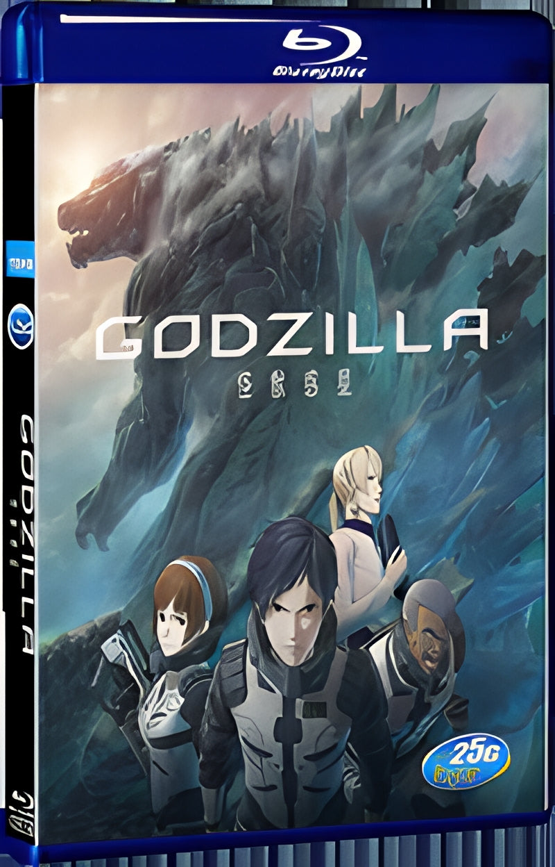 2017 Godzilla: Planet of the Monsters (2017) 1080P for Gift 1-Disc All RegionPlay Seal Box Blu-ray