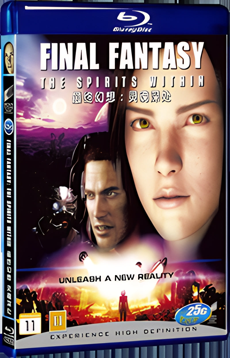 2001 Final Fantasy: The Spirits Within (2001) 1080P for Gift 1-Disc All RegionPlay Seal Box Blu-ray