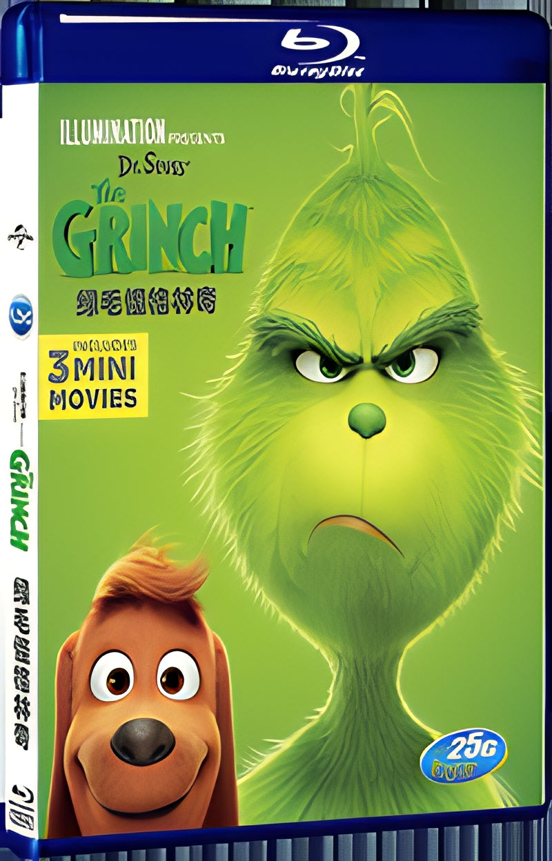 2018 The Grinch (2018) 1080P for Gift 1-Disc All RegionPlay Seal Box Blu-ray