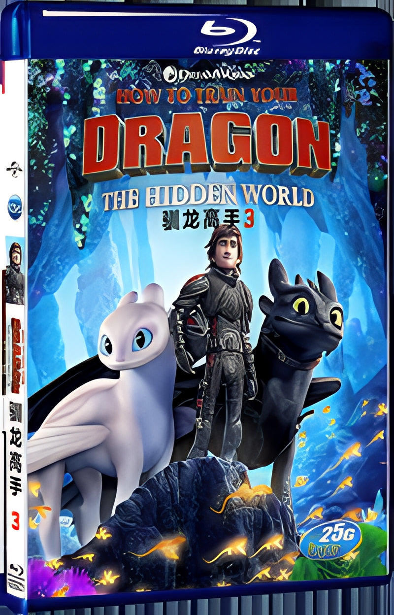 2019 How To Train Your Dragon: The Hidden World（2019） 1080P for Gift 1-Disc All RegionPlay Seal Box Blu-ray