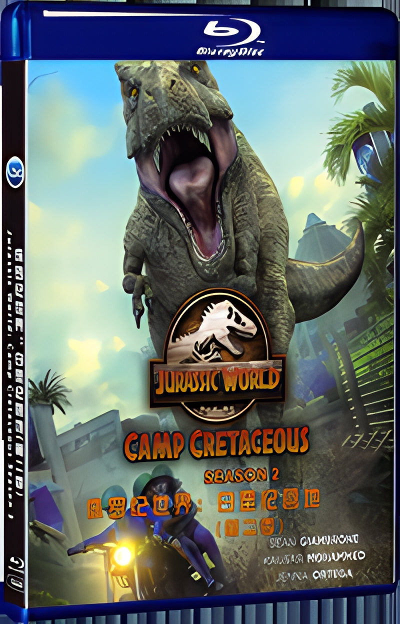 2021 Jurassic World: Camp Cretaceous Season 2 (2021) 1080P for Gift 1-Disc All RegionPlay Seal Box Blu-ray