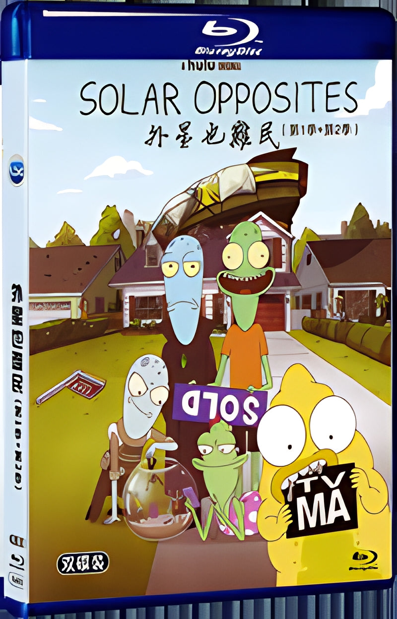 2021 Solar Opposites Season 2 1080P for Gift 2-Disc All RegionPlay Seal Box Blu-ray