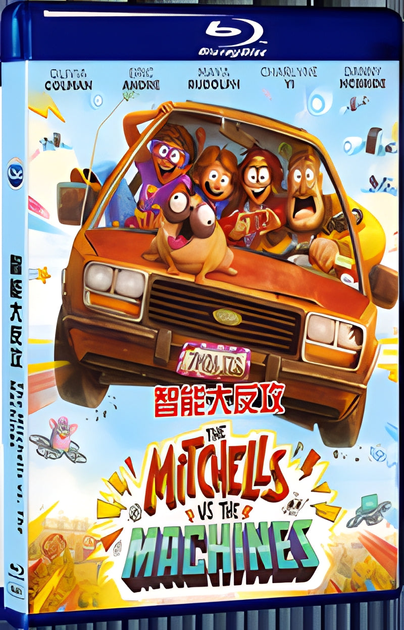 2021 The Mitchells vs. The Machines (2021) 1080P for Gift 1-Disc All RegionPlay Seal Box Blu-ray