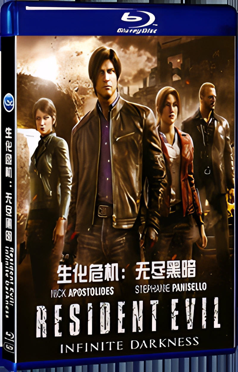 2021 Resident Evil: Infinite Darkness (2021) 1080P for Gift 1-Disc All RegionPlay Seal Box Blu-ray