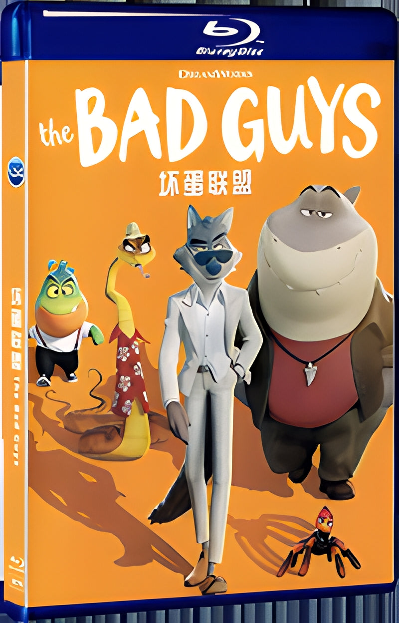 2022 The Bad Guys (2022) 1080P for Gift 1-Disc All RegionPlay Seal Box Blu-ray