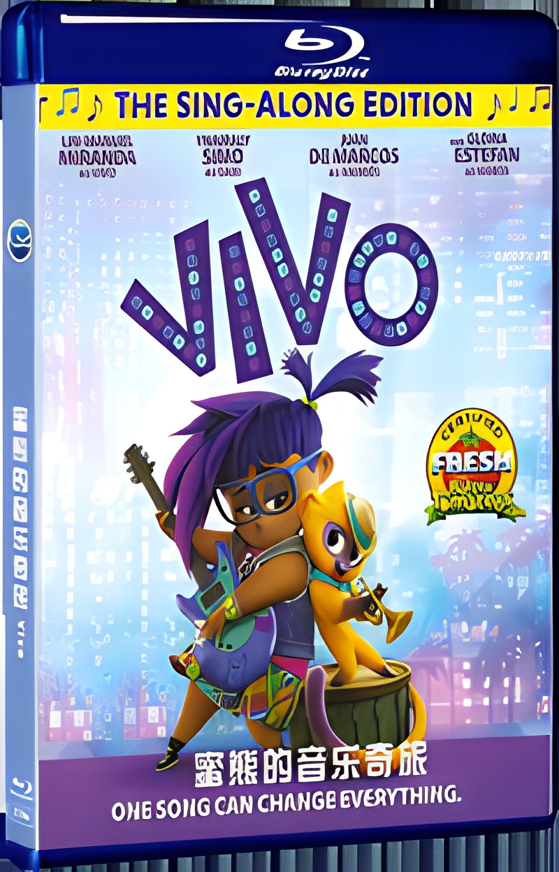 2021 Vivo (2021) 1080P for Gift 1-Disc All RegionPlay Seal Box Blu-ray