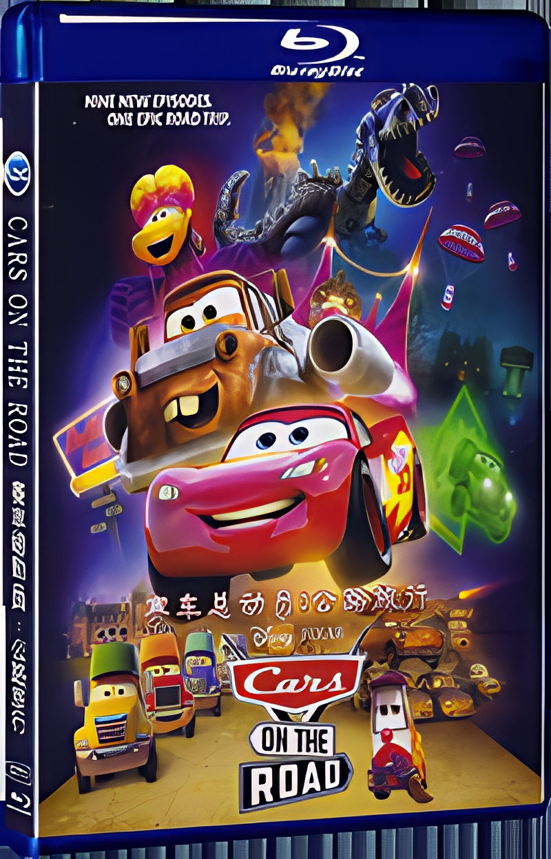 2022 Cars on the Road 1080P for Gift 1-Disc All RegionPlay Seal Box Blu-ray