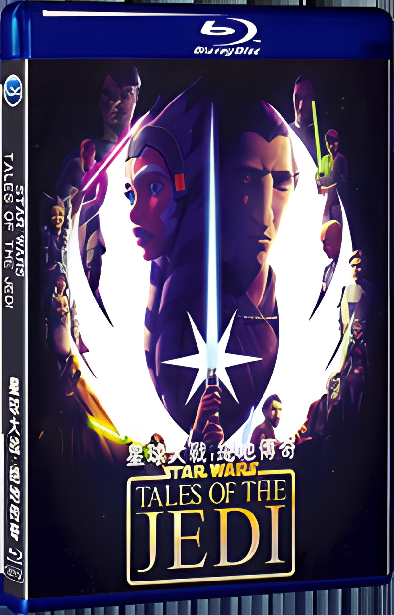2022 Star Wars: Tales of the Jedi 1080P for Gift 1-Disc All RegionPlay Seal Box Blu-ray