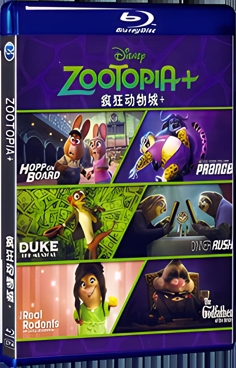 2022 Zootopia+ 1080P for Gift 1-Disc All RegionPlay Seal Box Blu-ray